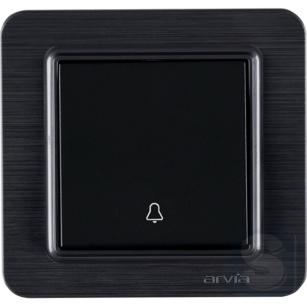 Кнопка звонка Arvia Electric Lavin Черный матовый (21 25 4007 207)